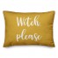 Witch, Please in Mustard 14x20 Spun Poly Pillow