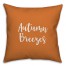 Autumn Breezes in Orange 18x18 Spun Poly Pillow