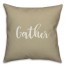 Gather in Beige 18x18 Spun Poly Pillow