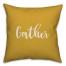 Gather in Mustard 18x18 Spun Poly Pillow