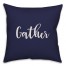Gather in Navy 18x18 Spun Poly Pillow