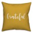 Grateful in Mustard 18x18 Spun Poly Pillow