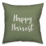 Happy Harvest in Green 18x18 Spun Poly Pillow