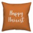 Happy Harvest in Orange 18x18 Spun Poly Pillow
