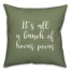 It's All A Bunch Of Hocus Pocus in Green 18x18 Spun Poly Pillow