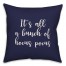 It's All A Bunch Of Hocus Pocus in Navy 18x18 Spun Poly Pillow