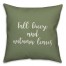 Fall Breeze And Autumn Leaves in Green 18x18 Spun Poly Pillow
