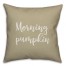 Morning, Pumpkin in Beige 18x18 Spun Poly Pillow