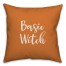 Basic Witch in Orange 18x18 Spun Poly Pillow