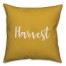 Harvest in Mustard 18x18 Spun Poly Pillow Cover