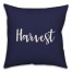 Harvest in Navy 18x18 Spun Poly Pillow Cover