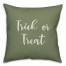 Trick Or Treat in Green 18x18 Spun Poly Pillow Cover