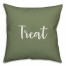 Treat in Green 18x18 Spun Poly Pillow Cover
