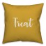 Treat in Mustard 18x18 Spun Poly Pillow Cover