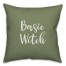 Basic Witch in Green 18x18 Spun Poly Pillow Cover