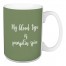 My Blood Type Is Pumpkin Spice in Green 15 oz Mug