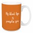 My Blood Type Is Pumpkin Spice in Orange 15 oz Mug
