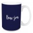 Bone-jour in Navy 15 oz Mug
