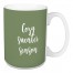 Cozy Sweater Season in Green 15 oz Mug