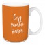 Cozy Sweater Season in Orange 15 oz Mug
