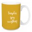 Pumpkin Spice Everything in Mustard 15 oz Mug
