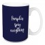 Pumpkin Spice Everything in Navy 15 oz Mug