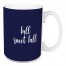 Fall Sweet Fall in Navy 15 oz Mug