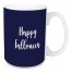 Happy Falloween in Navy 15 oz Mug
