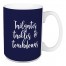 Tailgates, Tackles, & Touchdowns in Navy 15 oz Mug