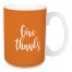 Give Thanks in Orange 15 oz Mug