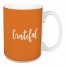 Grateful in Orange 15 oz Mug