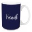 Harvest in Navy 15 oz Mug