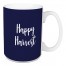 Happy Harvest in Navy 15 oz Mug