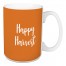 Happy Harvest in Orange 15 oz Mug