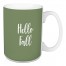 Hello Fall in Green 15 oz Mug