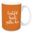 Grateful Hearts Gather Here in Orange 15 oz Mug