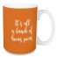 It's All A Bunch Of Hocus Pocus in Orange 15 oz Mug