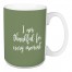 I Am Thankful For Every Moment in Green 15 oz Mug