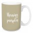 Morning, Pumpkin in Beige 15 oz Mug