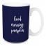 Good Morning, Pumpkin in Navy 15 oz Mug