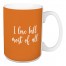 I Love Fall Most Of All in Orange 15 oz Mug