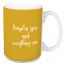 Pumpkin Spice And Everything Nice in Mustard 15 oz Mug