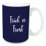 Trick Or Treat in Navy 15 oz Mug