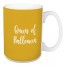 Queen Of Halloween in Mustard 15 oz Mug