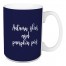 Always Be Thankful in Navy 15 oz Mug
