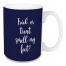 Autumn Skies And Pumpkin Pies in Navy 15 oz Mug