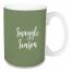 Trick Or Treat Smell My Feet in Green 15 oz Mug