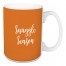Trick Or Treat Smell My Feet in Orange 15 oz Mug