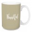 Thankful in Beige 15 oz Mug