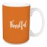 Thankful in Orange 15 oz Mug